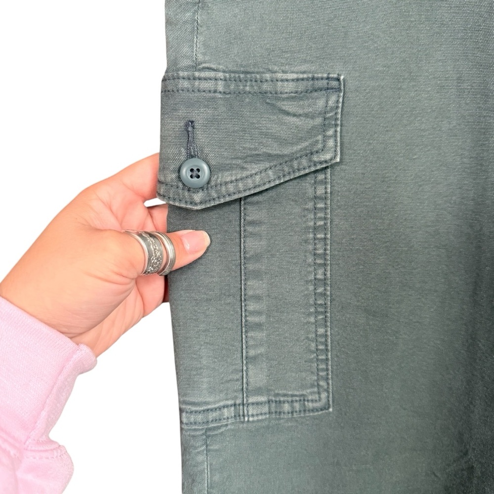 American Eagle Deep Teal Cargo Pants - Picture 5 of 10